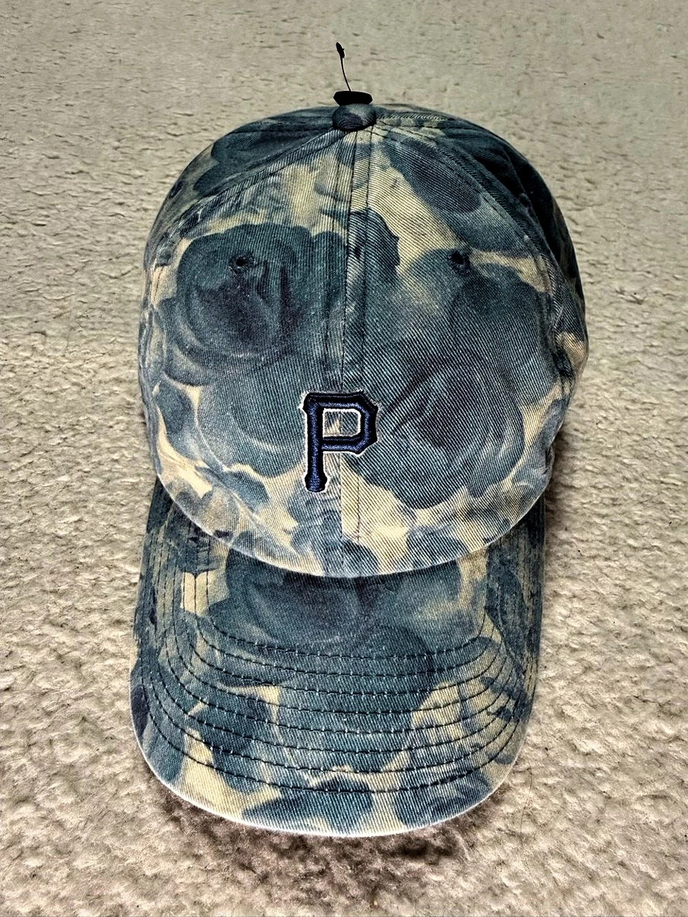 ’47 Brand Pittsburgh Pirates Camo Baseball Cap Hat Blue OSFA